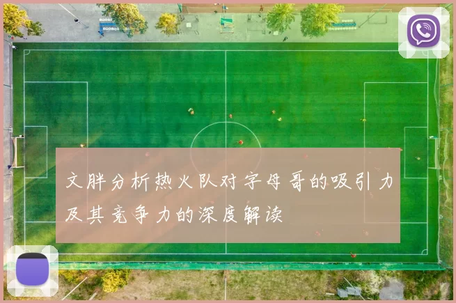 文胖分析热火队对字母哥的吸引力及其竞争力的深度解读